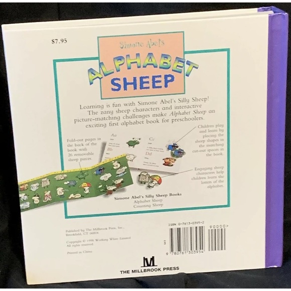 Simone Abel's Alphabet Sheep Interactive Pop Up Book Silly Sheep Educational - Picture 3 of 7